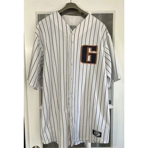 VTG OT Pinstriped Baseball Shirt Men’s 3XL 52 “G”